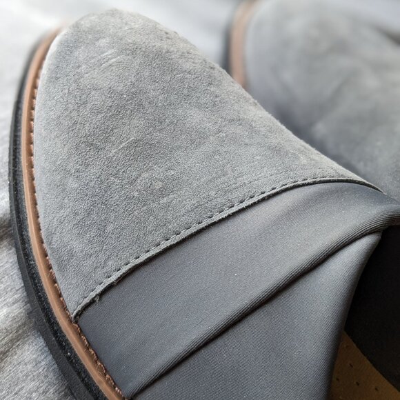 Clarks Sharon loafer pump grey size 9 - Picture 5 of 11